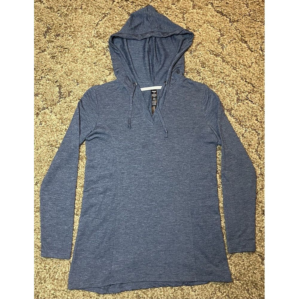 RBX Hoodie Womens Small Blue Active Pullover‎ Long Sleeve Sweatshirt Workout